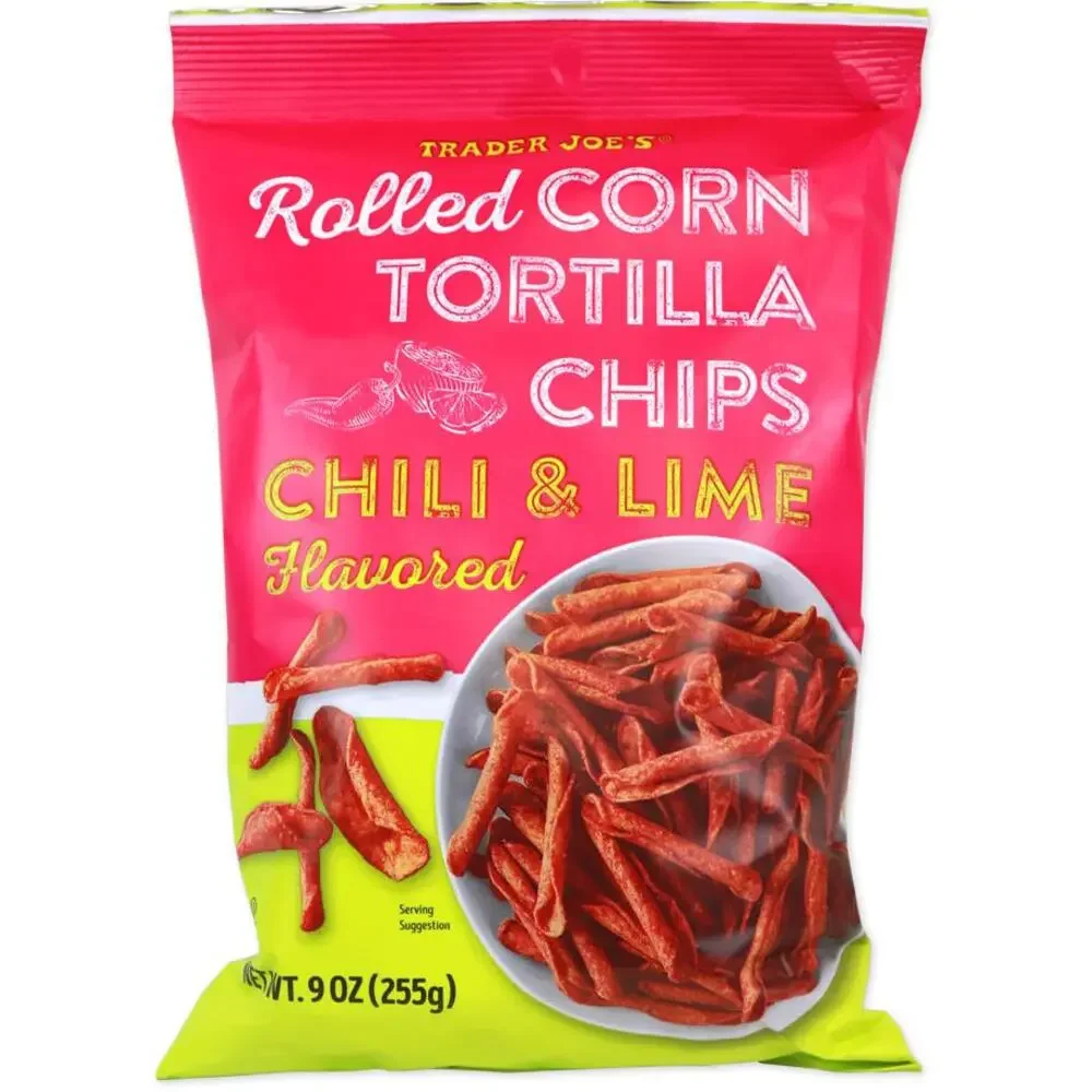 Trader Joe's — Chili & Lime Flavored Rolled Corn Tortilla Chips